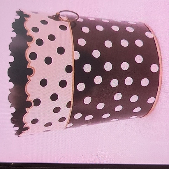 MACKENZIE-CHILDS DOT WASTE BIN NIB - Picture 7 of 8